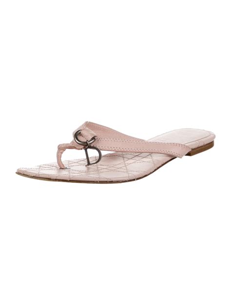 christian dior women's flip flops